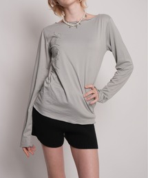 【 IMARI / イマリ 】 レタリング エンジェル ロング スリーブ TEE #