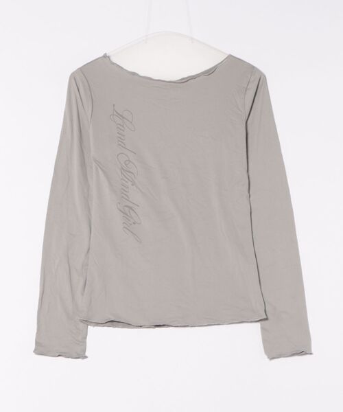 IMARI(イマリ)の「【 IMARI / イマリ 】 レタリング エンジェル ロング スリーブ TEE #(Tシャツ/カットソー・レディース・ホワイト/グレー/ブラック・FREE)」の5枚目の写真