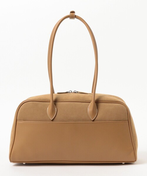 Ray BEAMS（レイビームス）の「スエード ボストン バッグ（トートバッグ・レディース・ダークブラウン/ベージュ・ONE SIZE）」の7枚目の写真