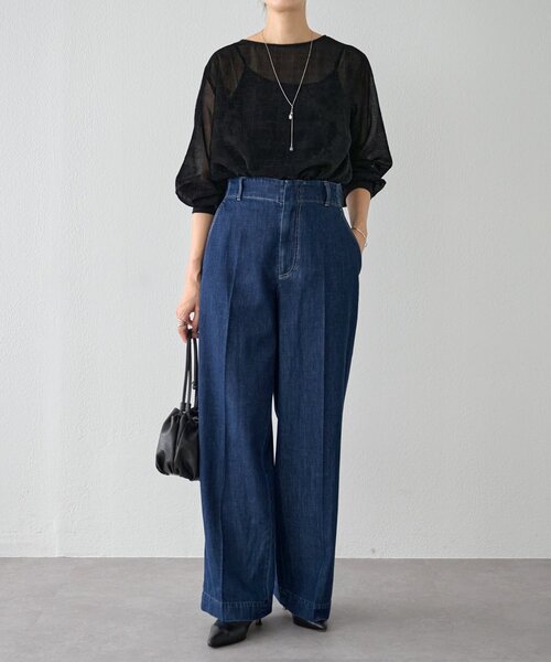 BEARDSLEY（ビアズリー）の「パール付きラリエットネックレス（ネックレス・レディース・ネイビー/パープル系その他/ピンク系その他・FREE）」の8枚目の写真