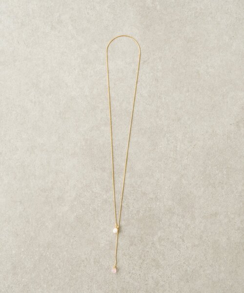 BEARDSLEY（ビアズリー）の「パール付きラリエットネックレス（ネックレス・レディース・ネイビー/パープル系その他/ピンク系その他・FREE）」の13枚目の写真