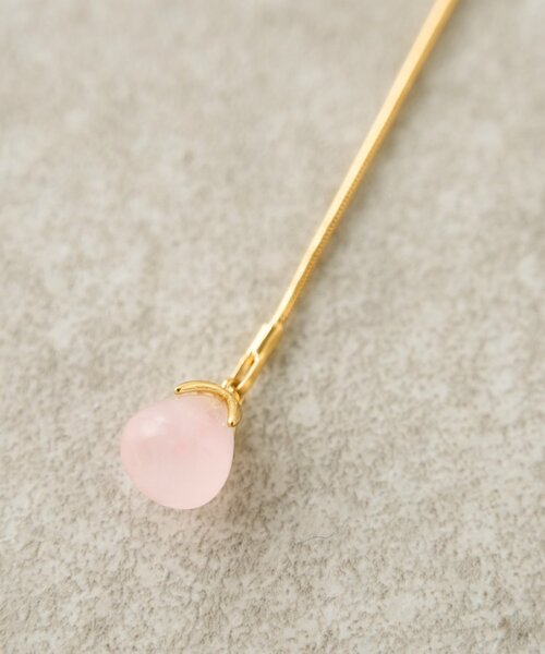 BEARDSLEY（ビアズリー）の「パール付きラリエットネックレス（ネックレス・レディース・ネイビー/パープル系その他/ピンク系その他・FREE）」の14枚目の写真