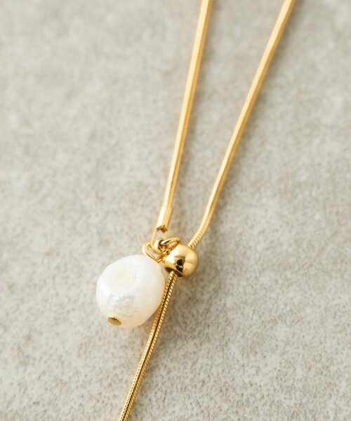 BEARDSLEY（ビアズリー）の「パール付きラリエットネックレス（ネックレス・レディース・ネイビー/パープル系その他/ピンク系その他・FREE）」の15枚目の写真