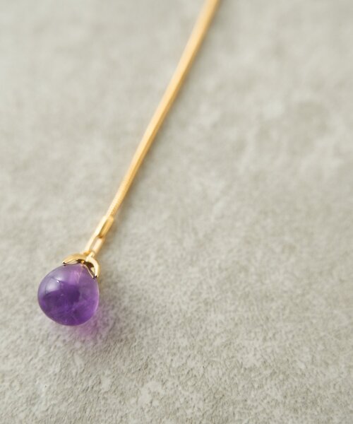 BEARDSLEY（ビアズリー）の「パール付きラリエットネックレス（ネックレス・レディース・ネイビー/パープル系その他/ピンク系その他・FREE）」の21枚目の写真