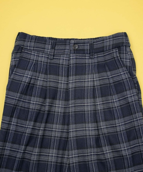 Zooodle（ズードル）の「チェックパンツ（スラックス・メンズ・ブラウン/グリーン/ネイビー・SMALL/MEDIUM/LARGE）」の10枚目の写真