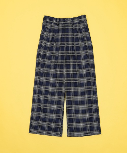Zooodle（ズードル）の「チェックパンツ（スラックス・メンズ・ブラウン/グリーン/ネイビー・SMALL/MEDIUM/LARGE）」の7枚目の写真
