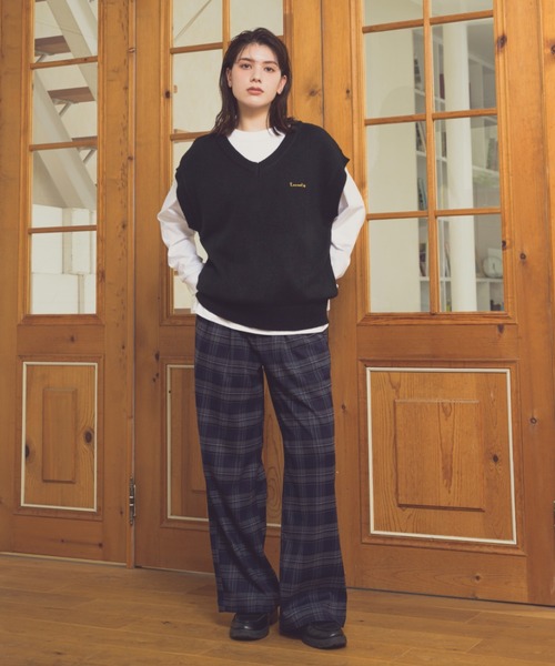 Zooodle（ズードル）の「チェックパンツ（スラックス・メンズ・ブラウン/グリーン/ネイビー・SMALL/MEDIUM/LARGE）」の20枚目の写真