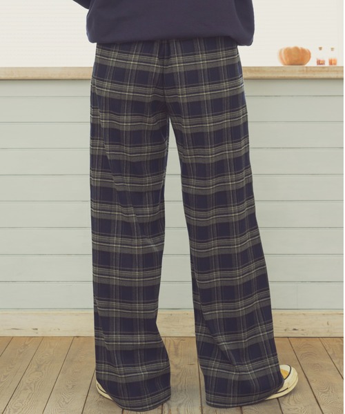 Zooodle（ズードル）の「チェックパンツ（スラックス・メンズ・ブラウン/グリーン/ネイビー・SMALL/MEDIUM/LARGE）」の9枚目の写真