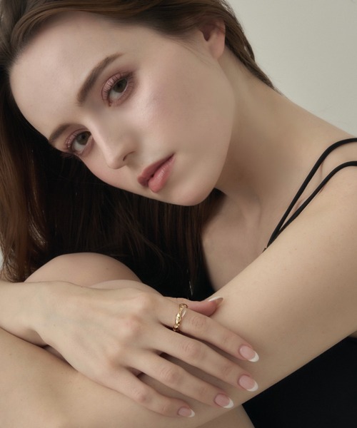 muku（ムク）の「CLEAR RING/NUANCE（リング・レディース・ゴールド/シルバー・FREE）」の8枚目の写真