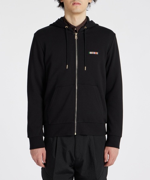 Paul Smith（ポールスミス）の「“Signature Stripe Bar” パーカ【253564 300S】（パーカー・メンズ・ライトグレー/ブラック・MEDIUM/LARGE/X-LARGE/XX-LARGE）」の7枚目の写真