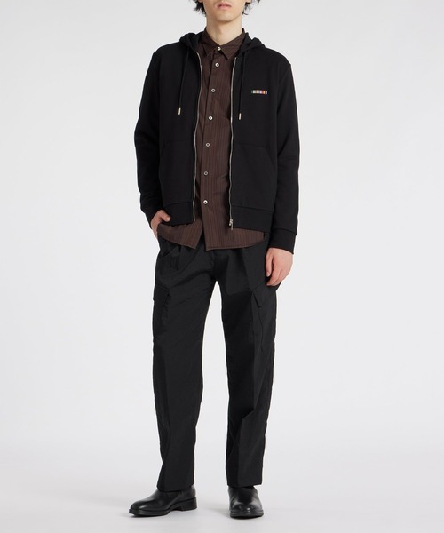 Paul Smith（ポールスミス）の「“Signature Stripe Bar” パーカ【253564 300S】（パーカー・メンズ・ライトグレー/ブラック・MEDIUM/LARGE/X-LARGE/XX-LARGE）」の10枚目の写真