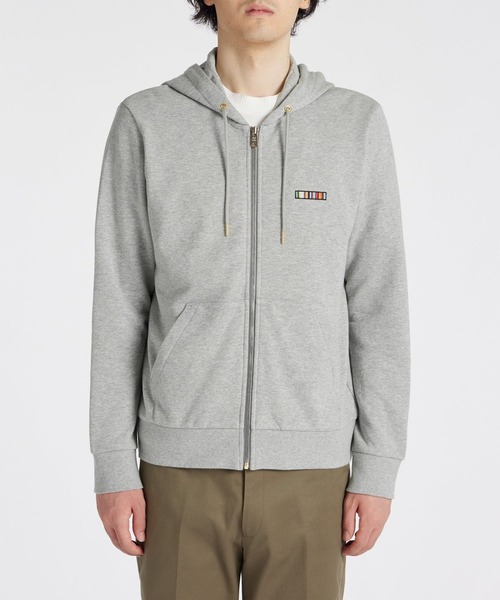 Paul Smith（ポールスミス）の「“Signature Stripe Bar” パーカ【253564 300S】（パーカー・メンズ・ライトグレー/ブラック・MEDIUM/LARGE/X-LARGE/XX-LARGE）」の15枚目の写真