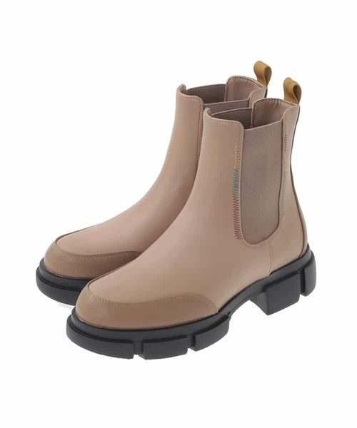 Jocomomola（ホコモモラ）の「ステッチアクセントサイドゴアブーツ