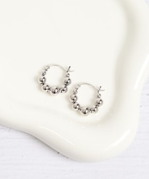 メタル ボール フープ ピアス