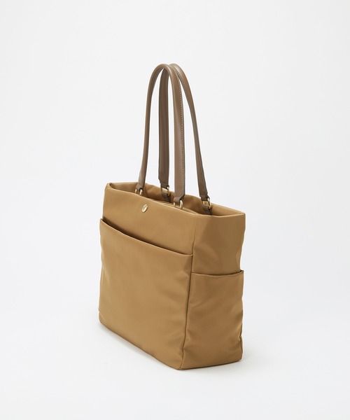Breath TOPKAPI（ブレストプカピ）の「【Breath TOPKAPI】ナイロン 多機能 A4 トートバッグ / 撥水（トートバッグ・レディース・ブラック/キャメル・FREE）」の8枚目の写真