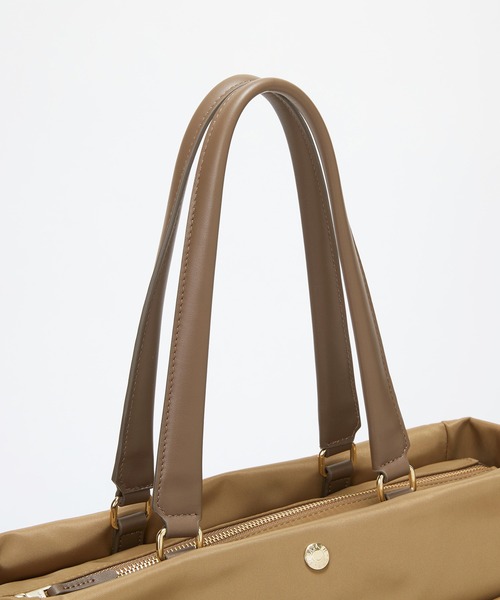 Breath TOPKAPI（ブレストプカピ）の「【Breath TOPKAPI】ナイロン 多機能 A4 トートバッグ / 撥水（トートバッグ・レディース・ブラック/キャメル・FREE）」の11枚目の写真