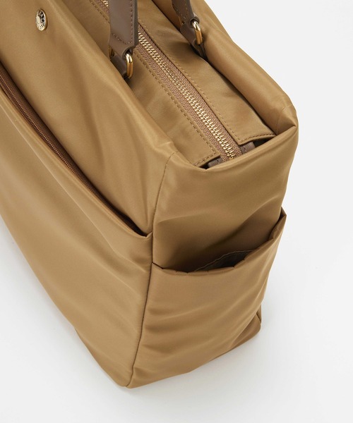 Breath TOPKAPI（ブレストプカピ）の「【Breath TOPKAPI】ナイロン 多機能 A4 トートバッグ / 撥水（トートバッグ・レディース・ブラック/キャメル・FREE）」の15枚目の写真