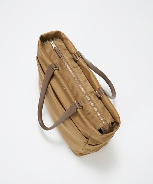 Breath TOPKAPI（ブレストプカピ）の「【Breath TOPKAPI】ナイロン 多機能 A4 トートバッグ / 撥水（トートバッグ・レディース・ブラック/キャメル・FREE）」の21枚目の写真