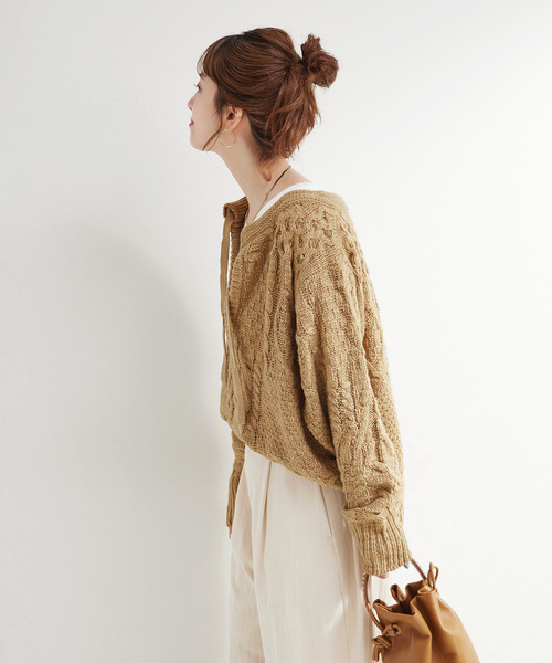 PLEATS PLEASE パッチワーク風デザインワイドニットソー PLEATS PLEASE パッチワーク風デザインワイドニットソー