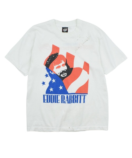 LABORATORY R(ラボラトリーアール)の「【USED】90’s SCREEN STARS “EDDIE RABBITT” バンド Tシャツ(Tシャツ/カットソー・メンズ・ホワイト・LARGE)」の1枚目の写真