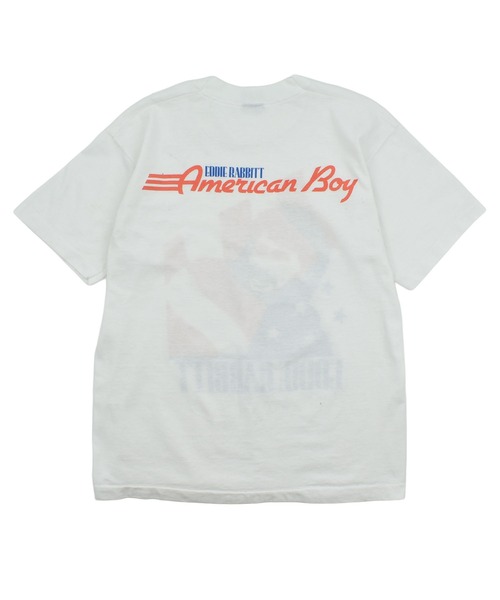 LABORATORY R(ラボラトリーアール)の「【USED】90’s SCREEN STARS “EDDIE RABBITT” バンド Tシャツ(Tシャツ/カットソー・メンズ・ホワイト・LARGE)」の9枚目の写真