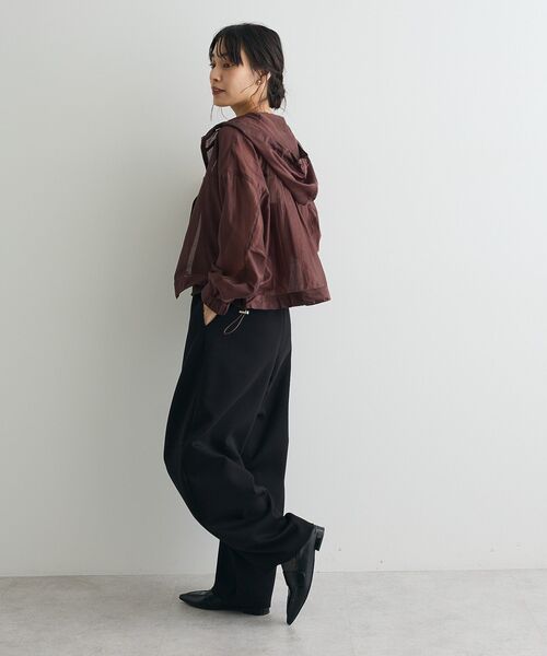 CRAFT STANDARD BOUTIQUE（クラフトスタンダードブティック）の「シアーブルゾン（ブルゾン・レディース・ブラウン・FREE）」の12枚目の写真