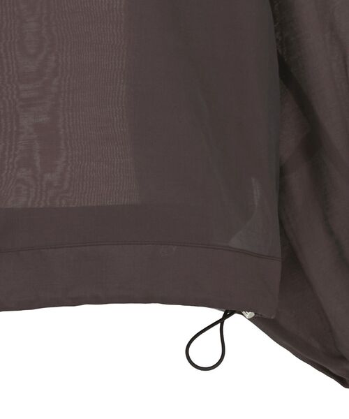 CRAFT STANDARD BOUTIQUE（クラフトスタンダードブティック）の「シアーブルゾン（ブルゾン・レディース・ブラウン・FREE）」の21枚目の写真