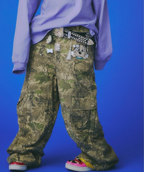 GALFY（ガルフィー）の「GALFY-森林パンツ（その他パンツ・メンズ・ピンク/ベージュ/カーキ・XL/L）」の2枚目の写真