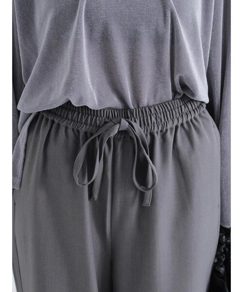 sm2rhythm（サマンサモスモスリズム）の「ストレッチイージーパンツ（その他パンツ・レディース・ネイビー/ベージュ/グレー・M/L）」の7枚目の写真