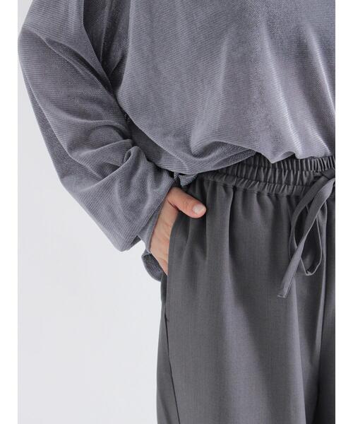 sm2rhythm（サマンサモスモスリズム）の「ストレッチイージーパンツ（その他パンツ・レディース・ネイビー/ベージュ/グレー・M/L）」の8枚目の写真