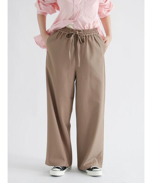 sm2rhythm（サマンサモスモスリズム）の「ストレッチイージーパンツ（その他パンツ・レディース・ネイビー/ベージュ/グレー・M/L）」の13枚目の写真