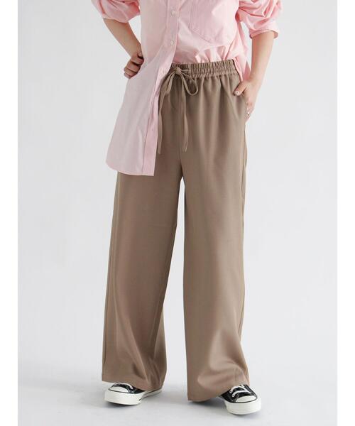 sm2rhythm（サマンサモスモスリズム）の「ストレッチイージーパンツ（その他パンツ・レディース・ネイビー/ベージュ/グレー・M/L）」の16枚目の写真