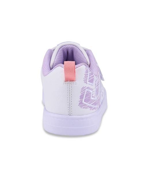 DC SHOES(ディーシーシューズ)の「COURT GRAFFIK LITE E/DCキッズベルクロ付きスニーカー(スニーカー・キッズ・ホワイト×ブルー/ホワイト×パープル・17cm/18cm/19cm/20cm/21cm/22cm/23cm/24cm/25cm)」の3枚目の写真
