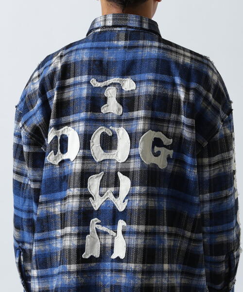 FR(13)NDS/フレンズ/DOGTOWN コラボチェックシャツ（シャツ/ブラウス