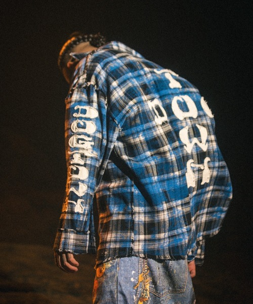 FR(13)NDS（フレンズ）の「FR(13)NDS/フレンズ/DOGTOWN コラボチェックシャツ（シャツ/ブラウス・メンズ・ブラック/ブルー・M/L）」の11枚目の写真