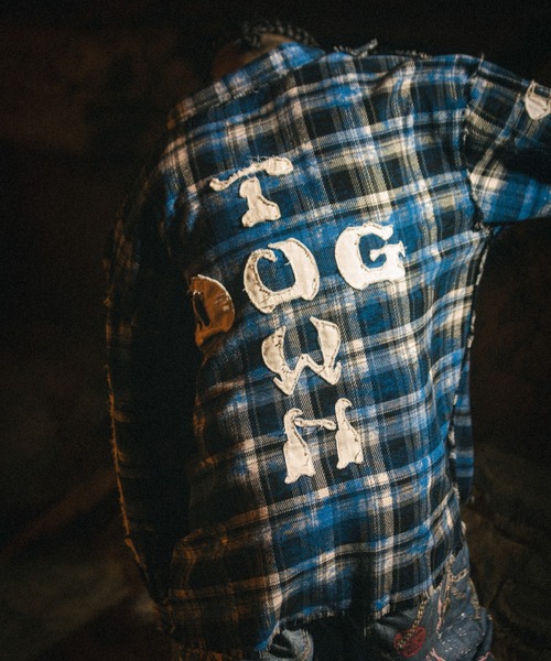 FR(13)NDS（フレンズ）の「FR(13)NDS/フレンズ/DOGTOWN コラボチェックシャツ（シャツ/ブラウス・メンズ・ブラック/ブルー・M/L）」の10枚目の写真