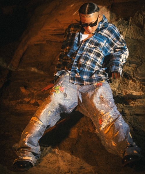 FR(13)NDS（フレンズ）の「FR(13)NDS/フレンズ/DOGTOWN コラボチェックシャツ（シャツ/ブラウス・メンズ・ブラック/ブルー・M/L）」の9枚目の写真