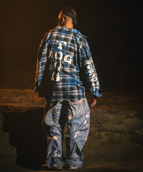 FR(13)NDS（フレンズ）の「FR(13)NDS/フレンズ/DOGTOWN コラボチェックシャツ（シャツ/ブラウス・メンズ・ブラック/ブルー・M/L）」の16枚目の写真