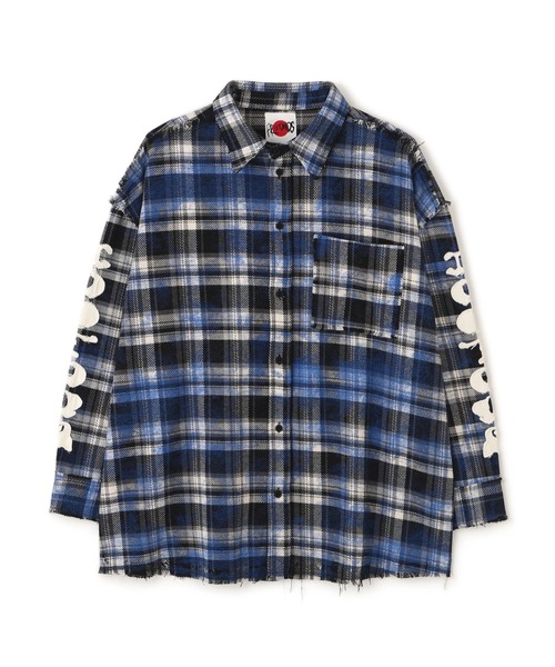 FR(13)NDS（フレンズ）の「FR(13)NDS/フレンズ/DOGTOWN コラボチェックシャツ（シャツ/ブラウス・メンズ・ブラック/ブルー・M/L）」の8枚目の写真