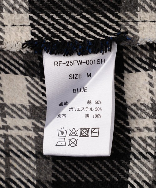 FR(13)NDS（フレンズ）の「FR(13)NDS/フレンズ/DOGTOWN コラボチェックシャツ（シャツ/ブラウス・メンズ・ブラック/ブルー・M/L）」の4枚目の写真