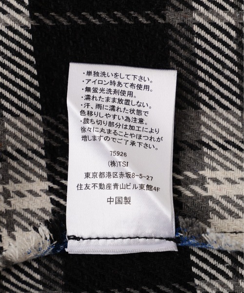 FR(13)NDS（フレンズ）の「FR(13)NDS/フレンズ/DOGTOWN コラボチェックシャツ（シャツ/ブラウス・メンズ・ブラック/ブルー・M/L）」の3枚目の写真