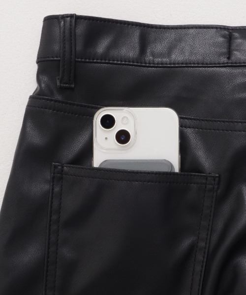 SILVER BULLET(シルバーバレット)の「『CavariA/キャバリア』レザーライクスキニーパンツ(その他パンツ・メンズ・ブラック・S/M/L/XL)」の20枚目の写真
