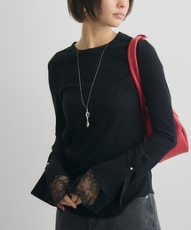 KATHARINE ROSS | 【KATHARINE ROSS】ラメ入リブ×レース(Tシャツ/カットソー)