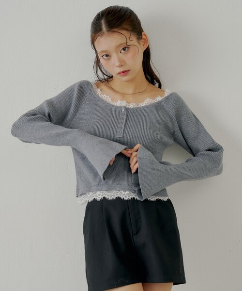 チコ セール】セーラーカラールーズニット（ニット/セーター）｜Chico