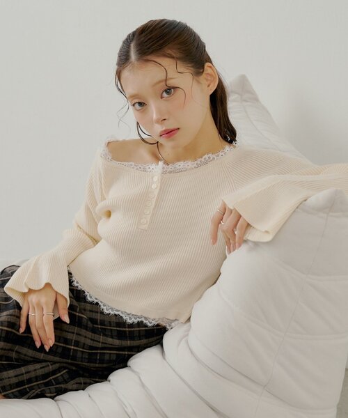 ちーこ コードステッチダンボールカットソー（2002535915