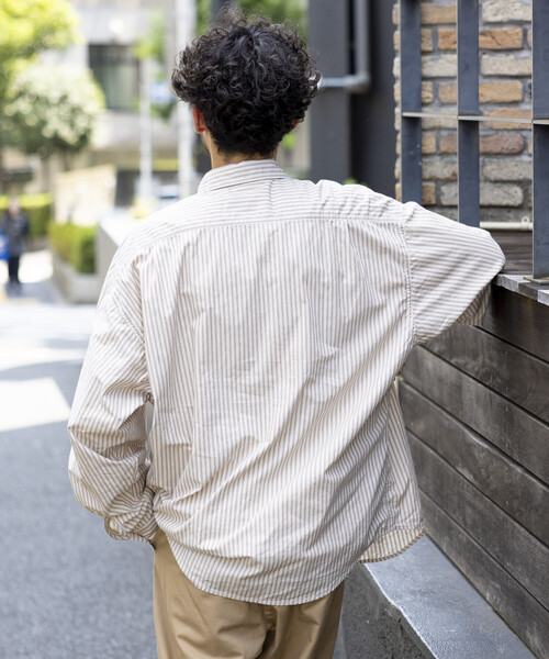 セール】HINSON/ヒンソン レギュラーカラー ブロード ロングスリーブ