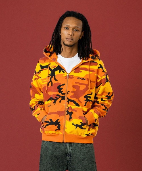 XLARGE（エクストララージ）の「CAMO ZIP UP HOODED SWEATSHIRT