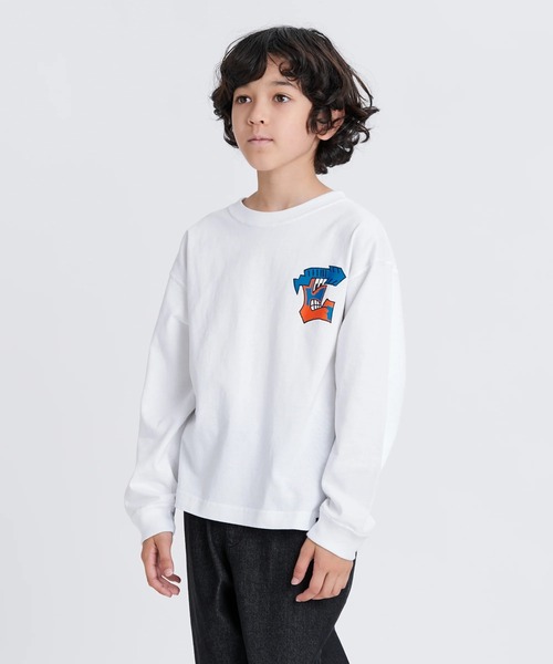 ELEMENT(エレメント)の「ELEMENT キッズ TAG LS YOUTH ロンT 【2025年秋冬モデル】/エレメントキッズバックプリント長袖ロンT(Tシャツ/カットソー・キッズ・ブラック系その他/ホワイト/ブラック・X-LARGE/LARGE/MEDIUM/SMALL)」の9枚目の写真