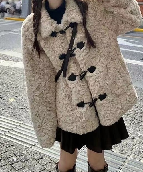 SHIPS for women フェイクファーダッフルコート 楽天市場】【SALE／30%OFF】フェイクファーダッフルコート