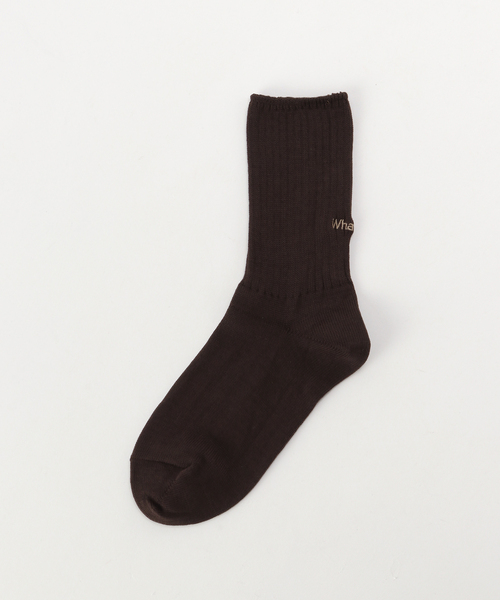 ROSTER SOX(ロスターソックス)の「【ROSTER SOX /ロスターソックス】 WWHATS UP SOCKS(ソックス/靴下・レディース・ブラウン/レッド/チャコールグレー・FREE)」の3枚目の写真